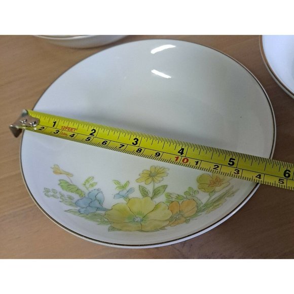 COPY - Vintage Ekco International Spring Bouquet Fine China Dessert Bowls - Picture 6 of 6